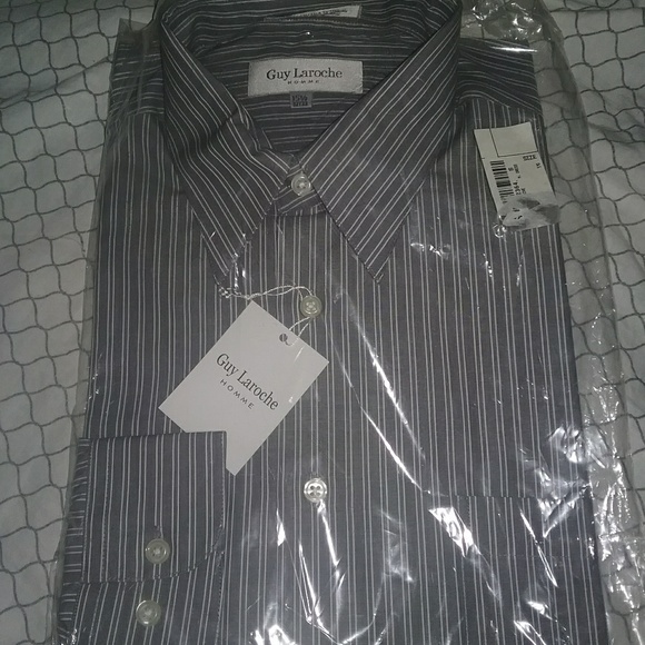 guy laroche dress shirts Guy Laroche Classic 100% Cotton Dress Shirts for Men for sale
